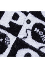 Hope Checker-Board Cardigan_Black (6678734831734)