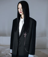0 6 sid vicious chain jacket - BLACK (4642323923062)