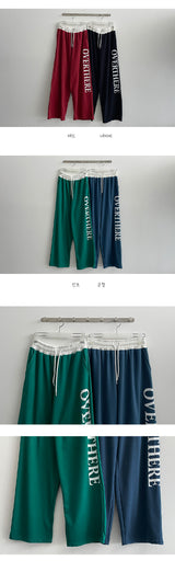 カラフルレタリングバンディングパンツ / OA Colorful Lettering Banding Pants
