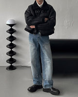 EN Slave Double Nee Denim Pants (2 colors)