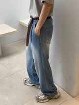 Youth two tuck denim pants