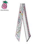 タロプリントタイスカーフ/TARO PRINT TIE SCARF
