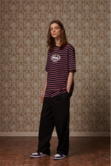 Multi stripe T - Pink (4622114848886)
