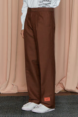 HOUND TOOTH CHECK PANTS / NAVY&ORANGE