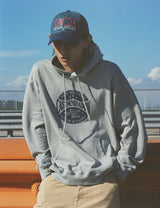 スタンプロゴフーディー/STAMP LOGO HOODIE BLUE(CV2CFUM416A)