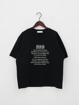 ナンバーショートスリーブTシャツ/Number short sleeve T-shirt (2color)