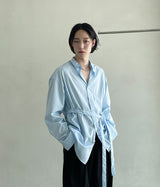 Self-Tie Belt Shirt (6595306750070)