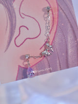 violet ribbon piercing