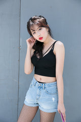 2ライントップ / TOP(5514) Two-line top (with built-in cap)
