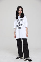 アスレチックオーバーサイズTシャツ /ATHLETIC OVERSIZED T-SHIRT WHITE