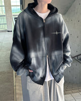 スプレーウォッシングフード ジップアップ