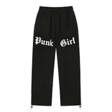 パンクガールジョガーパンツ/1 0 punk girl jogger pants - BLACK