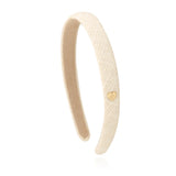 クウィーニーツイードヘアバンド/queenie tweed hairband_white