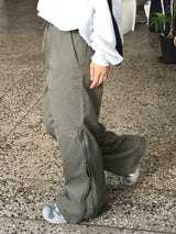 Nicole zipper banding pants