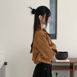 Rilch Zipper Biker Suede Cropped Jacket