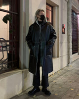 90'S メイジロングフーデッドムートンコート/90's Meiji Long Hooded Mustang Coat (1 colors)