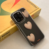 グレーサンドハートバルーンケース / Gray Sand Heart Balloon Case (Jelly Hard)