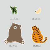 LONG LONG AGO 4PCS STICKERS (6538532520054)