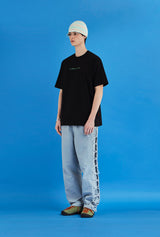 ロゴリーフTシャツ/ブラック