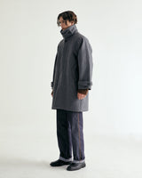 UNISEX WOOL RAGLAN HIDDEN COAT M - TWILL GRAY (6636060672118)