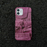 denim pink matt case