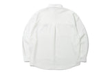 リセントロゴシグネイチャーシャツ/RECENT LOGO SIGNATURE SHIRT_WHITE