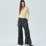 DAS DOUBLE STRAP PANTS / CHARCOAL