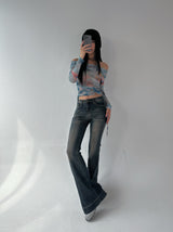 blue rain blouse