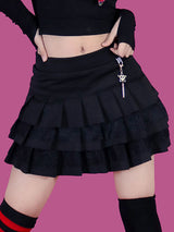 スターポイントレーススカート / star point lace skirt (underpants/2color)