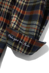 レトロカントリーサイドチェックシャツ/Retro Countryside Check Shirt S108 Orange