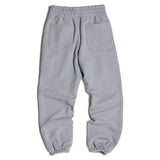 BASIC LABEL JOGGER SWEATPANTS (GREY) (6543166799990)