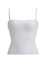 デニムプリントスイムスーツ / DENIM PRINTED SWIMSUIT (BLUE)