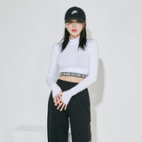ブレイジングハイバンドクロップTシャツ / (9047) Blazing High Band Crop Tee