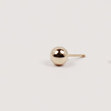 [シングルピアス] 14K ゴールドボールピアス/[single piercing] 14K GOLD BALL PIERCING (5mm)