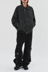 Four Pocket Black Denim
