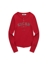 ARCH LOGO SLIM FIT LONG SLEEVE [RED]