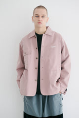 ロゴカラーコットンベーシックジャケット/BSR2223FWJK064 LOGO COLLAR COTTON BASIC JACKET INDYPINK