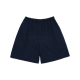 ラウンドメッシュトレーニングショートパンツ ネイビー