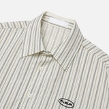 Pleddy Stripe Blouson Shirt (3color)