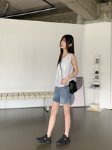 マネウォッシングデニムパート3ショーツショートパンツ / Mane Washing Denim Part 3 Shorts Short Pants