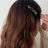 oar Heart Hair Point-pin [BEIGE LEOPARD]