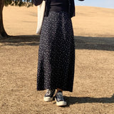 ディアスプリングフラワーバンディングロングスカート / Dear Spring Flower Banding Long Skirt (3 colors)