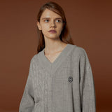 Mix V Neck Knit (4607217893494)