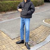 スリムフィットカプリジーンズ
