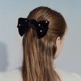 venus ribbon pearl hairpin