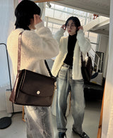 レッドドライデニムパンツ/Red dray denim