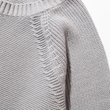 ハーフインシジョンオーバーニット/HALF INCISION OVERSIZED KNIT