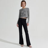 DNDB Long sleeve T-shirt [Melange Black] (6679681990774)