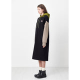 HOODIE LONG JERSEY DRESS_BLACK (6609947983990)