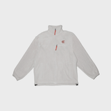 LOGO FLEECE JACKET grey